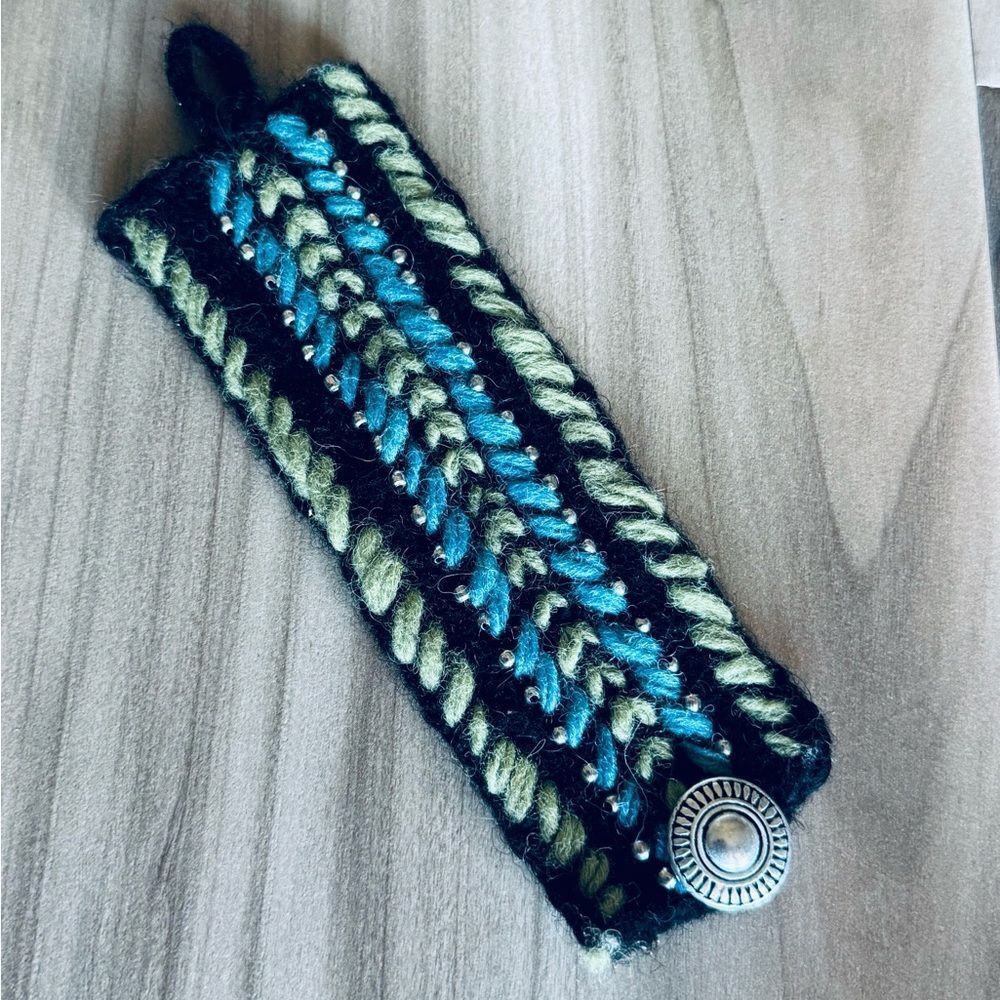 Woven Boho Cuff Bracelet